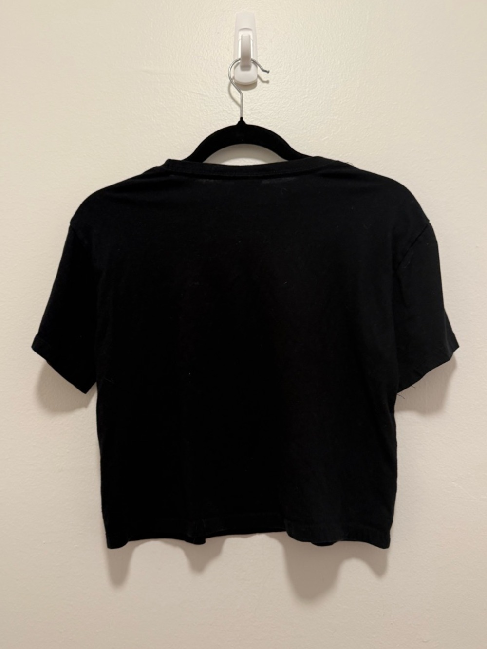 Women's ELF Crop Top Shirt ELF MOVIE Christmas Black ELF Shirt Size Medium - Picture 4 of 4